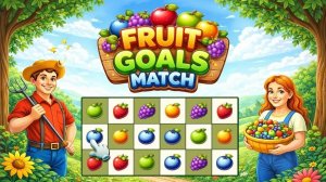 Fruit Goals Match - Puzzle Game