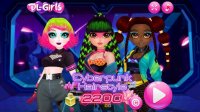 Cyberpunk Hairstyle 2200: Princess Stylist Game - Dress Up Game
