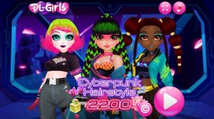 Cyberpunk Hairstyle 2200: Princess Stylist Game