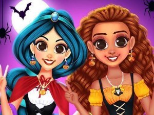 Bffs Happy Halloween Party: Dress Up Game
