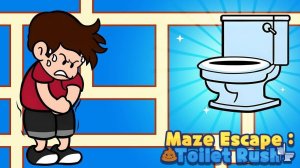 Maze Escape Toilet Rush - Puzzle Game