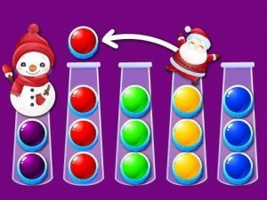 Ball Sort Xmas Puzzle Game