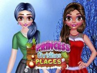 Princess Christmas Places: Dress Up & Decoration Game - Dress Up Game