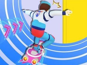 Cyber Surfer Skateboard: Neon Skate Game