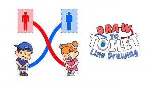 Draw To Toilet - Line Drawing Puzzle Game