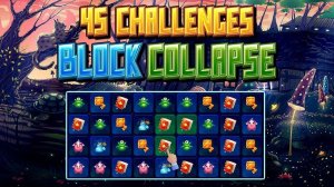 45 Challenges Block Collapse Puzzle Game