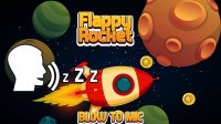 Flappy Rocket: Voice Control Adventure Arcade Game