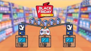 Black Friday Stacker - Stacking Puzzle Game