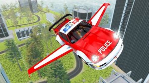 Police Flying Car Simulator: Drive & Fly Game