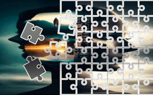 Tile Picture Puzzle Brain Game