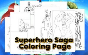 Creative Color Quest: Heroic Scenes